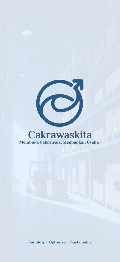 Tampilan aplikasi mobile Cakra